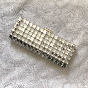 Jeweled clutch handbag